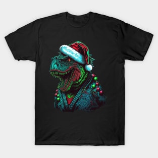 T-Rex Santa T-Shirt